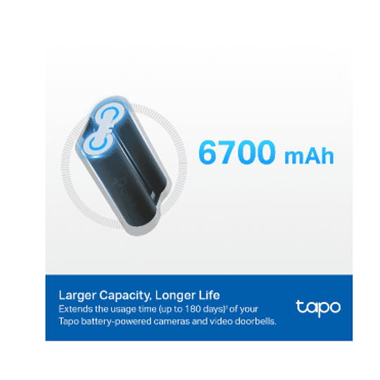 Pack de baterías Tp-Link. Compatibles con Cámaras Tapo y Video Porteros 