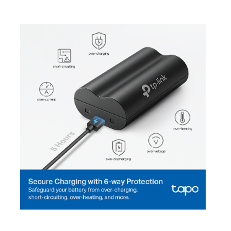 Pack de baterías Tp-Link. Compatibles con Cámaras Tapo y Video Porteros  6
