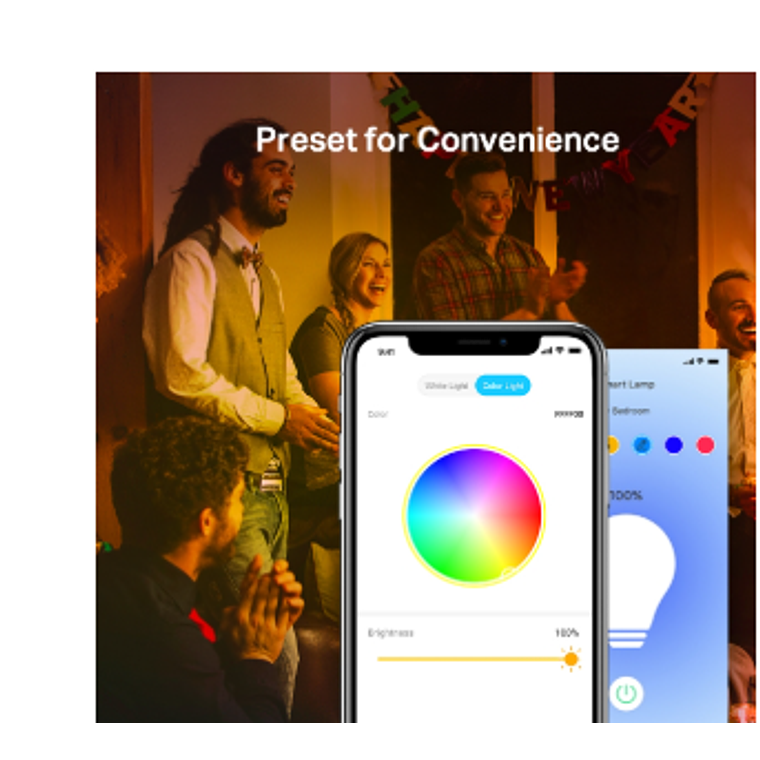 Pack de 4 Ampolletas WIFI 5