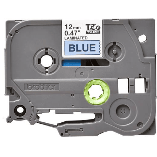 Cinta Brother TZe531 12mm Negro/Azul 8m 