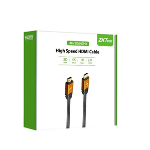 Cable HDMI ZKTeco 15HD-C de 1.5mts, versión 2.0, resolución 4K, blindado para reducir interferencias