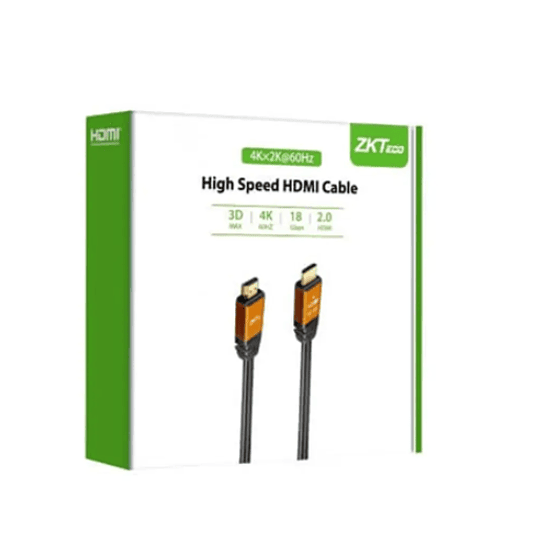 Cable HDMI ZKTeco 15HD-C de 1.5mts, versión 2.0, resolución 4K, blindado para reducir interferencias