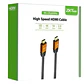 Cable HDMI ZKTeco de 1 metro, conectores macho a macho, conexiones de alta definición - Miniatura 2