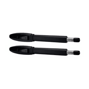 Kit de pistones aluminio antioxidante ZK para puertas abatibles con doble servicio sopor