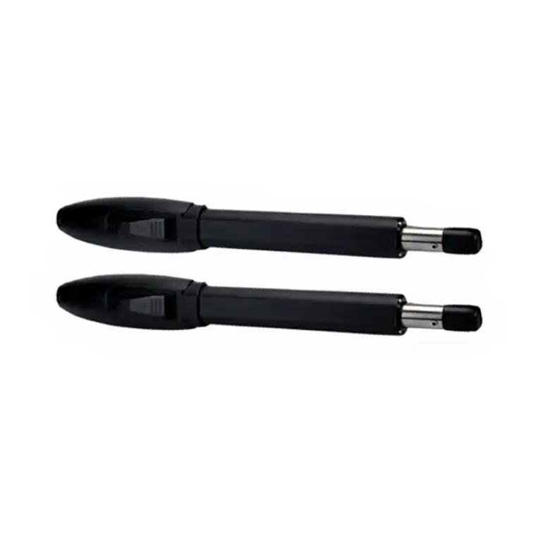 Kit de pistones aluminio antioxidante ZK para puertas abatibles con doble servicio sopor 1