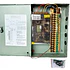 Fuente de poder ZKTeco 9CH: 9 salidas de 12V DC, 20A totales, 2.2A por canal, protec. sobrecarga