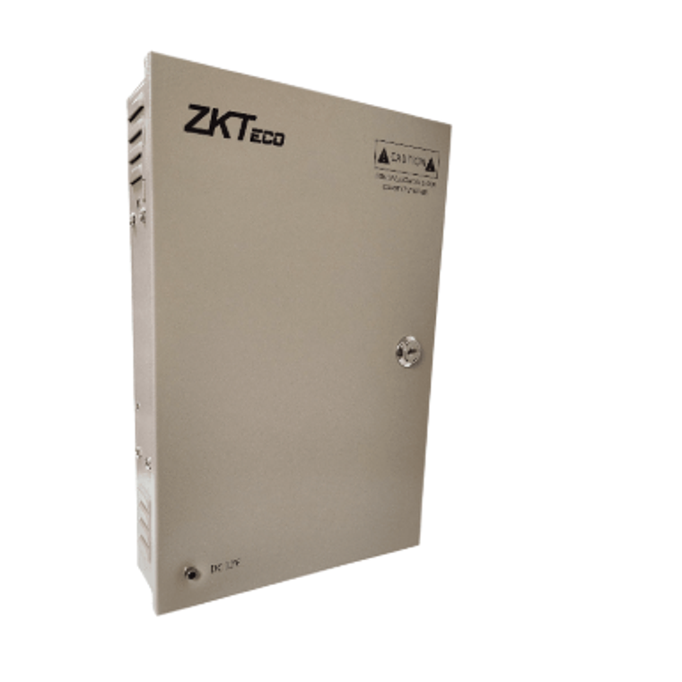 Fuente de Poder con Gabinete ZKTeco de 12 volt 30 amperes con 18 canales de conexión 2