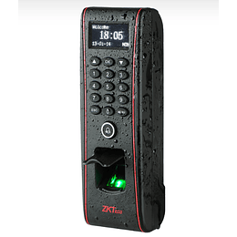 Terminal biométrica ZKTeco - control de acceso y asistencia, IP65, capacidad 3,000 huellas