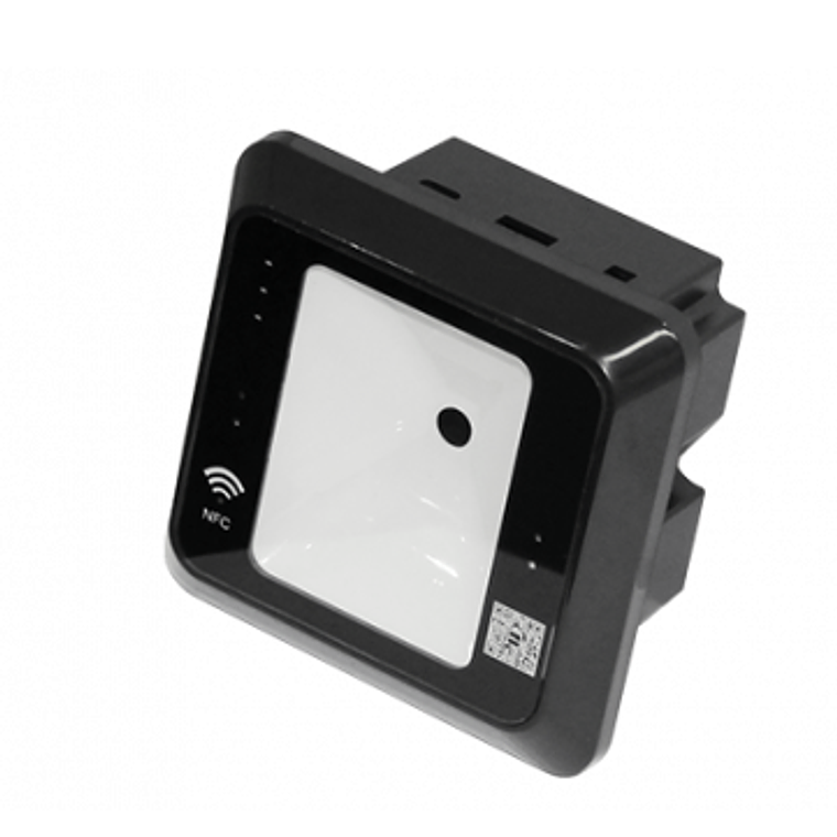 Lector QR para cedulas de identidad y QR emitidos por el software de ZKT, RFID, Wiegand, RS485, Color Negro.  1