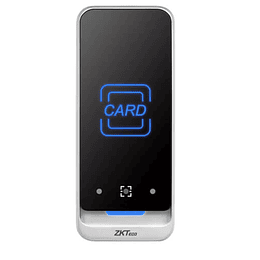 Lector de tarjetas Mifare y QR, Protección IP65, Comunicación Wiegand y RS485