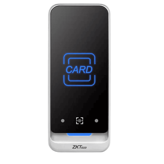 Lector de tarjetas Mifare y QR, Protección IP65, Comunicación Wiegand y RS485