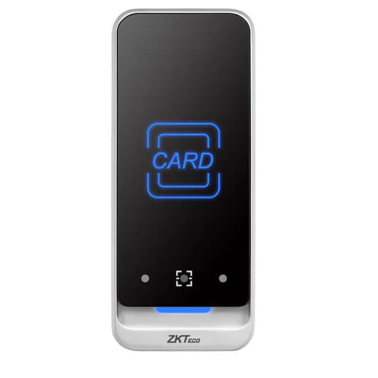 Lector de tarjetas Mifare y QR, Protección IP65, Comunicación Wiegand y RS485 1