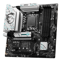 Placa Madre MSI B760M GAMING PLUS WIFI (LGA1700, DDR5 x4, M.2 x2, Micro-ATX)