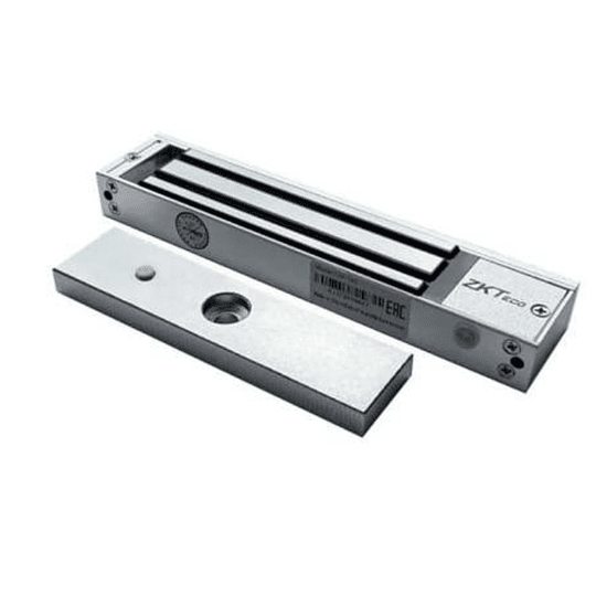 Retenedor Electromagnético ZKTeco de 180 kg con LED y Sensor de Posición