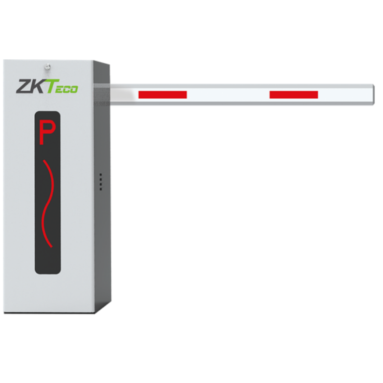 Barrera vehicular derecha con pluma telescópica de 6 metros, Color Gris  1