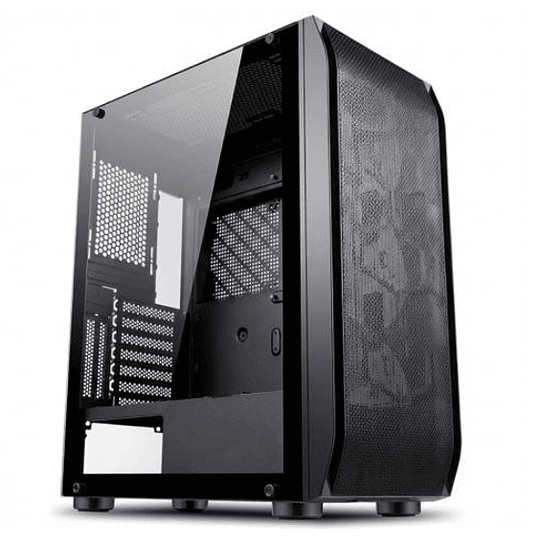 Gabinete Gamer Y03-BK, Mid Tower, 4 ventiladores ARGB - Negro 