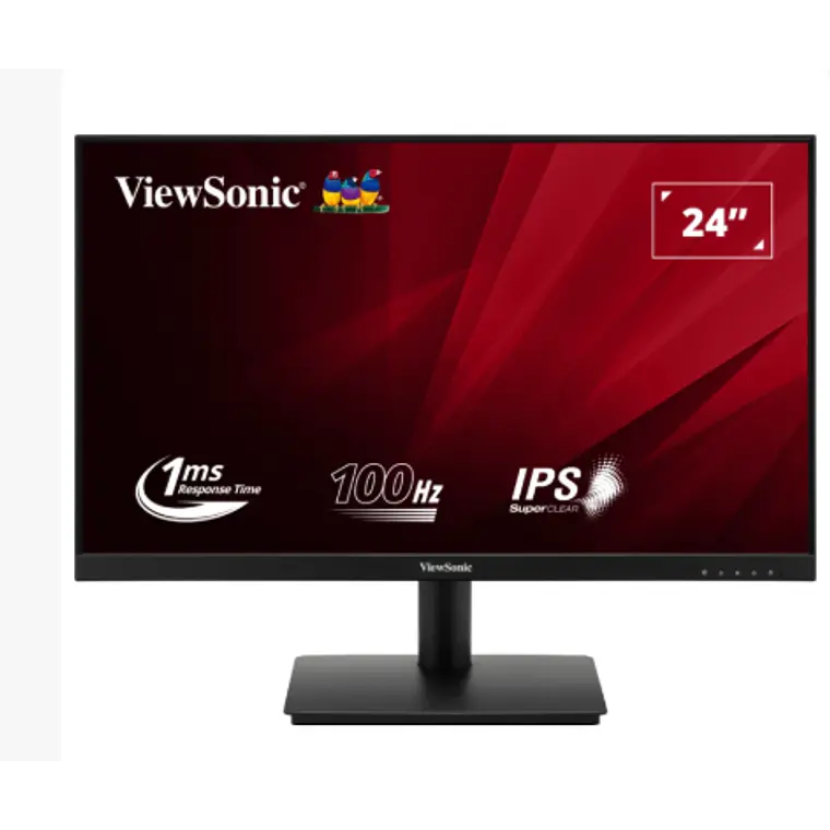 Monitor Viewsonic VA240-H de 24“ (IPS, Full HD, 100Hz, 1ms, HDMI+VGA, Vesa) 1