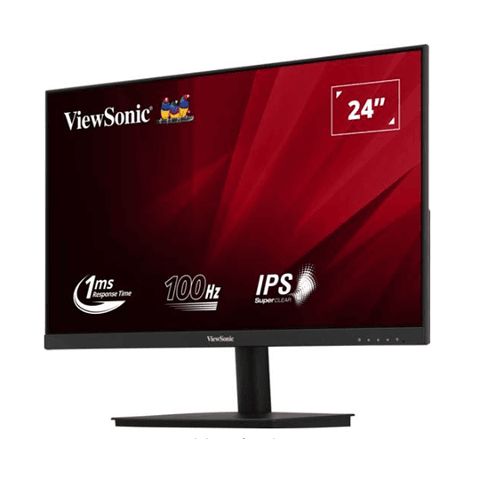 Monitor Viewsonic VA240-H de 24“ (IPS, Full HD, 100Hz, 1ms, HDMI+VGA, Vesa)