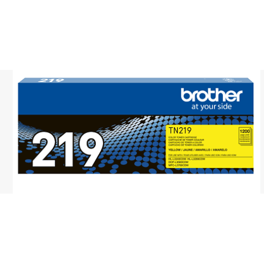 Carucho de Toner Brother TN219Y Amarillo