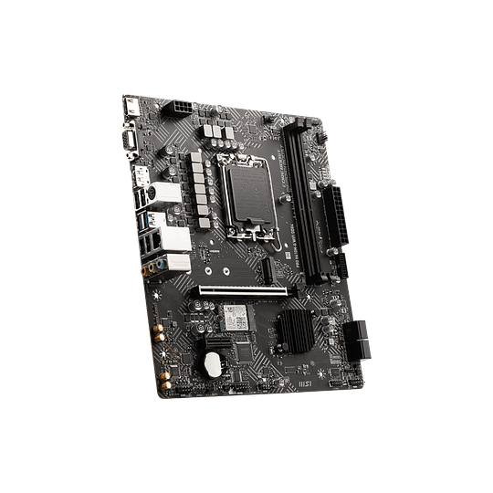 Placa Madre MSI PRO H610M-G WIFI DDR5, LGA1700, 2xDIMM, WiFi 6e