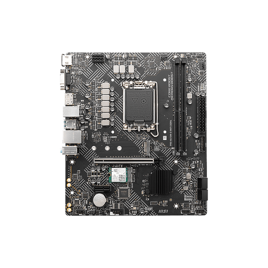 Placa Madre MSI PRO H610M-G WIFI DDR5, LGA1700, 2xDIMM, WiFi 6e