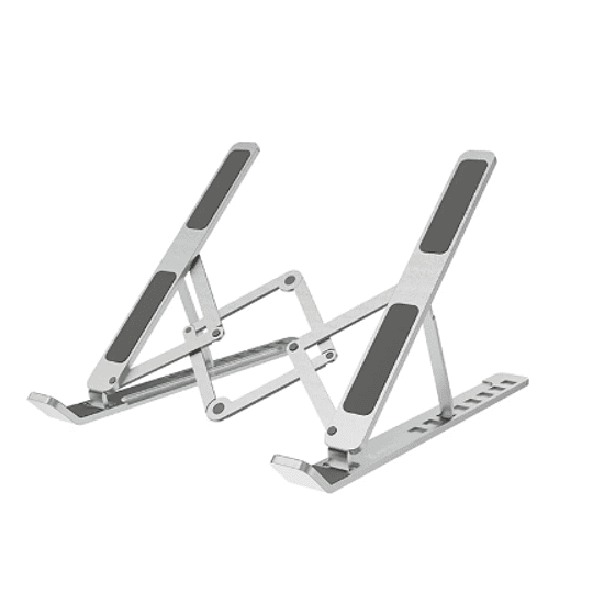 Soporte Plegable de Aluminio para Notebook, Ergonómico, 8 Niveles de Altura, hasta 15.6”- Klip Xtreme