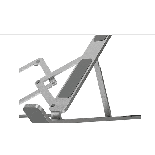 Soporte Plegable de Aluminio para Notebook, Ergonómico, 8 Niveles de Altura, hasta 15.6”- Klip Xtreme