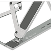 Soporte Plegable de Aluminio para Notebook, Ergonómico, 8 Niveles de Altura, hasta 15.6”- Klip Xtreme