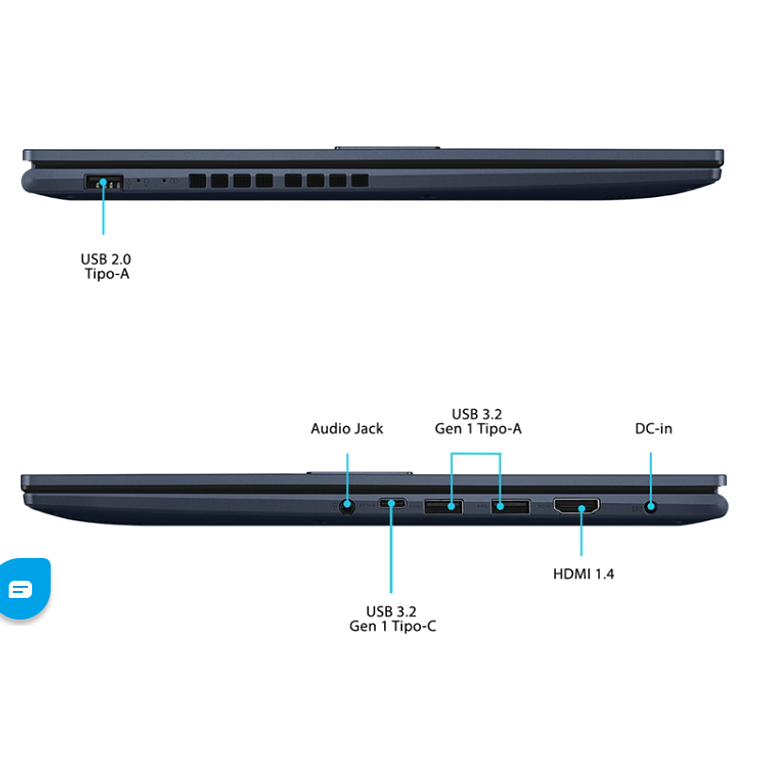 Notebook ASUS BM1503CDA-S71728X de 15.6“ (Ryzen 5 7535U, 16GB Ram, 1TB SSD, Win11 Pro) 7