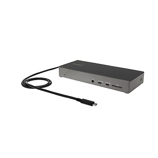 Estación de Acoplamiento StarTech DK31 (USB-C, USB, Triple 4K, PD 100W)