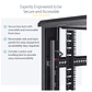 Rack Armario de Equipos de 4 Columnas 42U - Profundidad de 36in - Miniatura 3