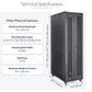 Rack Armario de Equipos de 4 Columnas 42U - Profundidad de 36in - Miniatura 5