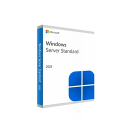 Licencia Microsoft Windows Server Standard 2025 (16 Cores, Formato DVD-ROM)