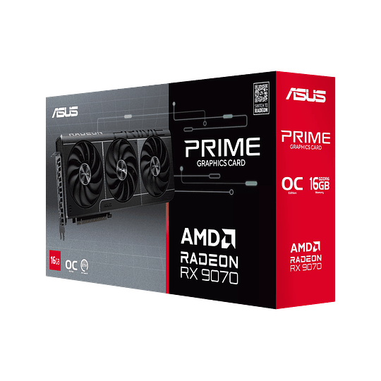 Tarjeta de Video ASUS Prime Radeon™ RX 9070 EVO OC Edition 16GB GDDR6