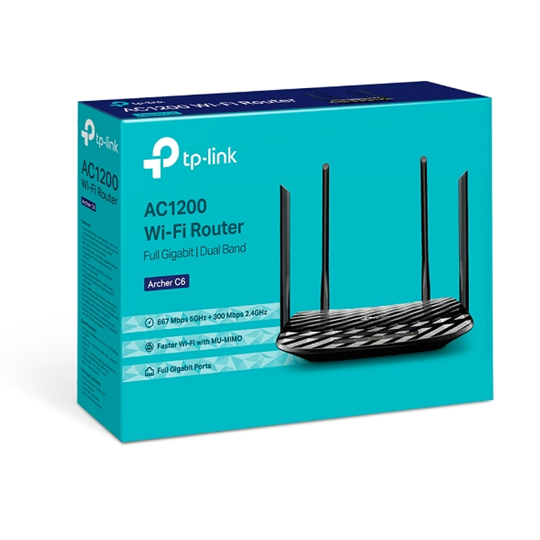 Router Archer C6. WiFi AC1200 MU-MIMO Tp-Link doble banda 4