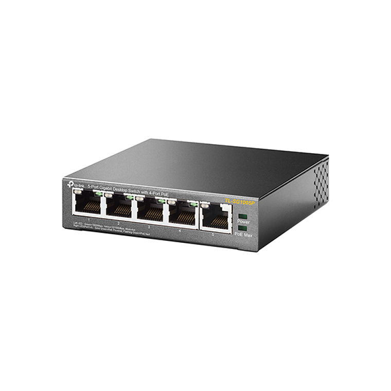 Switch 4 puertos TL-SG1005P Poe Tp-Link. Gigabit.  1