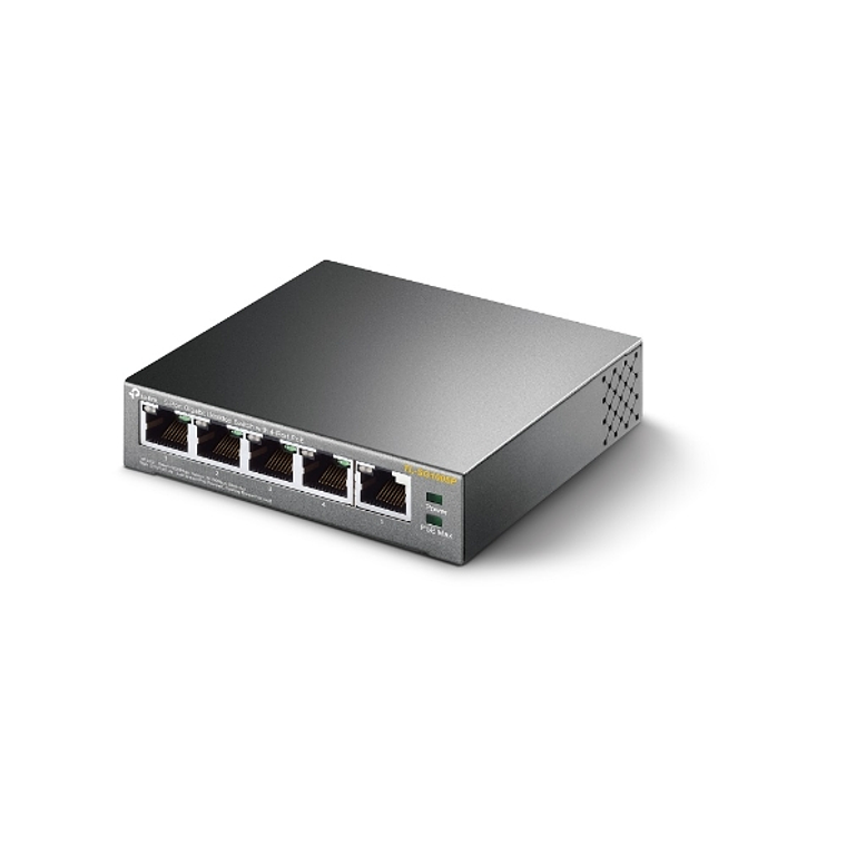 Switch 4 puertos TL-SG1005P Poe Tp-Link. Gigabit.  3