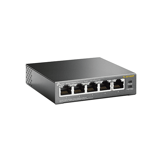 Switch 4 puertos TL-SG1005P Poe Tp-Link. Gigabit. 