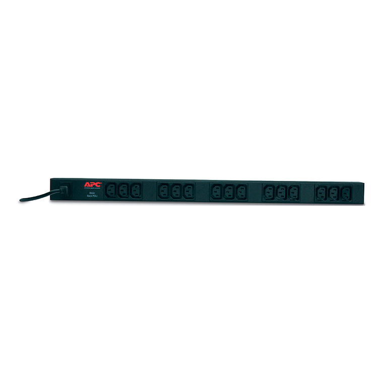 Unidad PDU para rack básica, no ocupa espacio en U, 10 A, 230 V, (15) C13 1