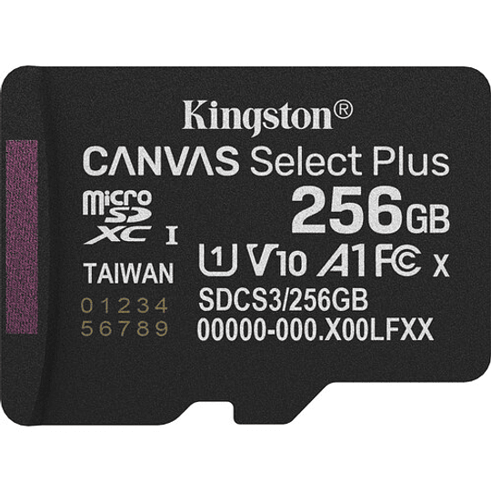Tarjeta de Memoria SD 256GB SD XC Canvas Select Plus Gen3 150MB