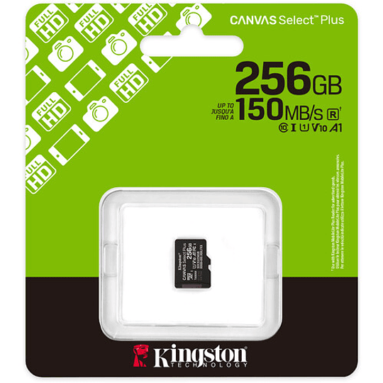 Tarjeta de Memoria SD 256GB SD XC Canvas Select Plus Gen3 150MB