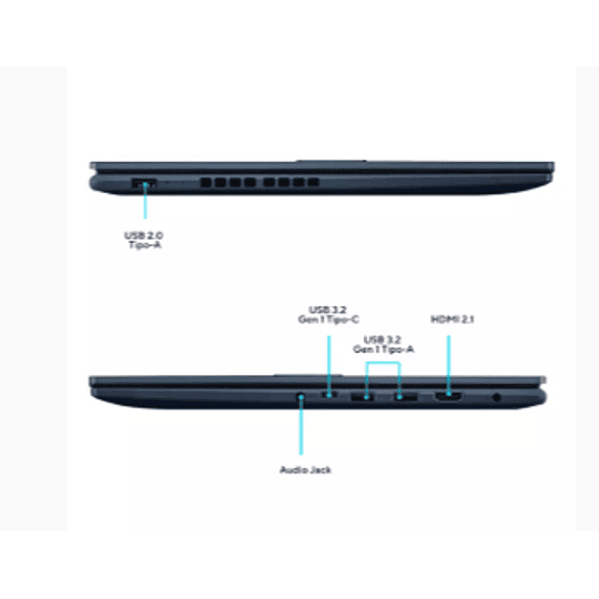 Notebook Asus Vivo Book 15 X1502VA-NJ849W de 15“ ( Intel i7-13620H, 12GB Ram, 512GB SSD, Win11 Home) 