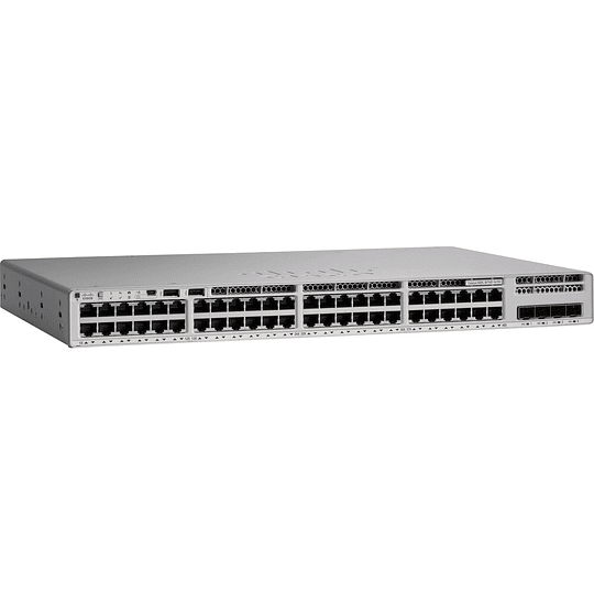 Switch 48 puertos Cisco Catalyst 9200L PoE+ Compliant Gigabit Managed Network X 1G DNA E  3YR 