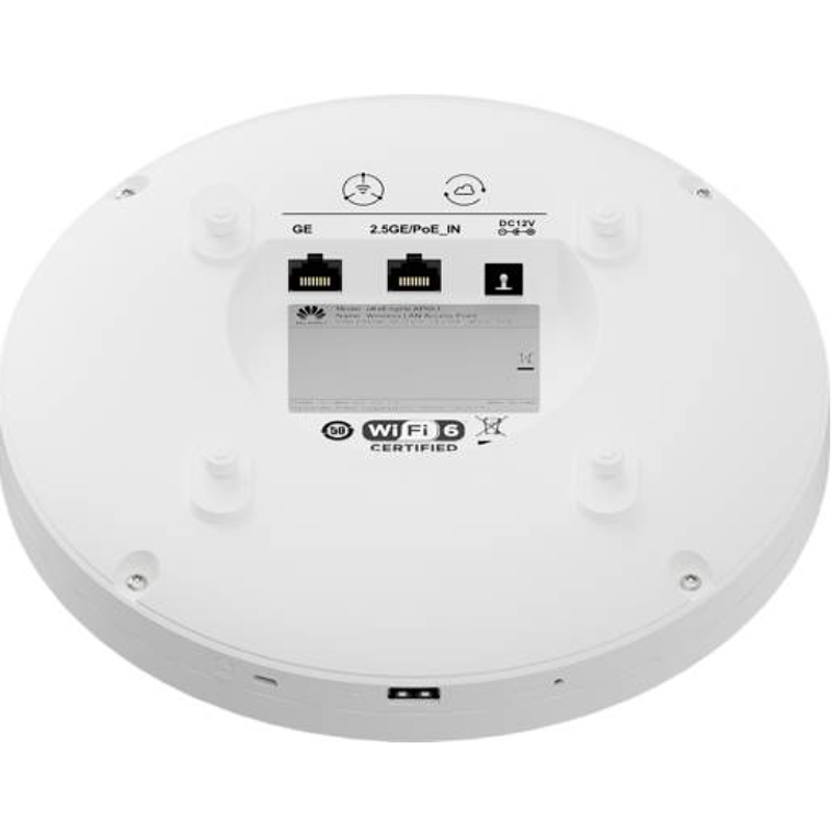 Punto de Acceso Wi-Fi 6 AX6600 Tri-Banda, Huawei AP661, MU-MIMO, Smart Antenna, PoE, BLE, 02355VFC 4