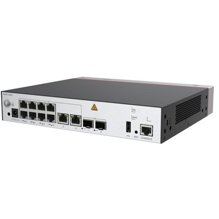 AC650-128AP. Controlador WAC Huawei para 128 AP cuenta con 10 puertos 10/100/1000BASE-T y 2 puertos 10GE SFP+ 2