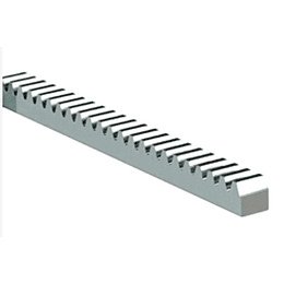 Cremallera rectangular 22x22 con agujeros Largo de 1 Mt