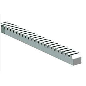 Cremallera rectangular 22x22 con agujeros Largo de 1 Mt