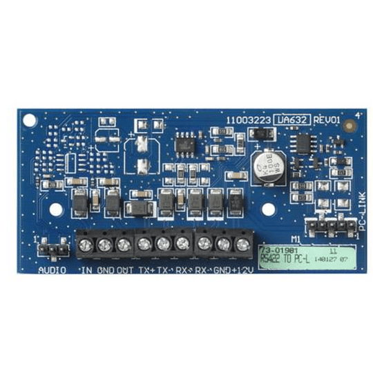 Módulo para Montaje Remoto del Comunicador DSC PCL-422, Extensión PC-LINK hasta 300m