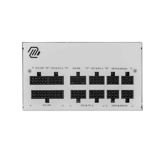 Fuente de Poder MSI - 850W - Plus Gold - Blanca