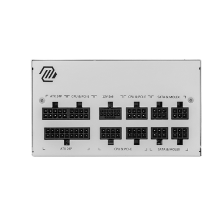 Fuente de Poder MSI - 850W - Plus Gold - Blanca 1